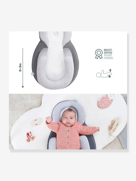 Morfologisch rugligkussen voor baby's Cosydream van BABYMOOV Grijs - vertbaudet enfant 