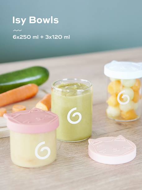 Isy Bowls 6 x 250ml + 3 x 120 ml bleu - vertbaudet enfant 