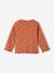 T-shirt van ribtricot baby lange mouwen roest - vertbaudet enfant 