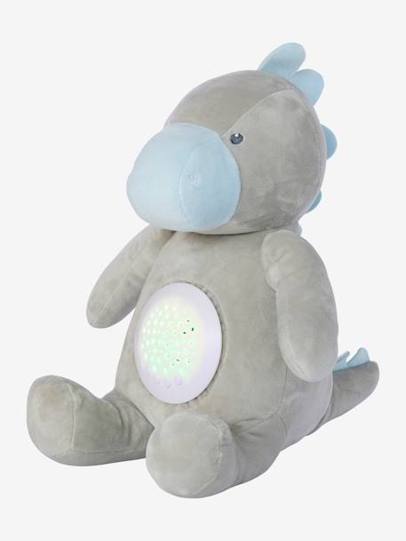 Veilleuse Peluche projecteur d'étoiles bleu jean+dinosaure+jaune d'or+orange - vertbaudet enfant 