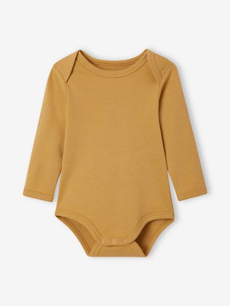 Lot de 5 bodies 'Rennes' bébé emmanchure US écru - vertbaudet enfant 