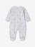 Pyjama bébé mixte en velours lapins gris chiné - vertbaudet enfant 