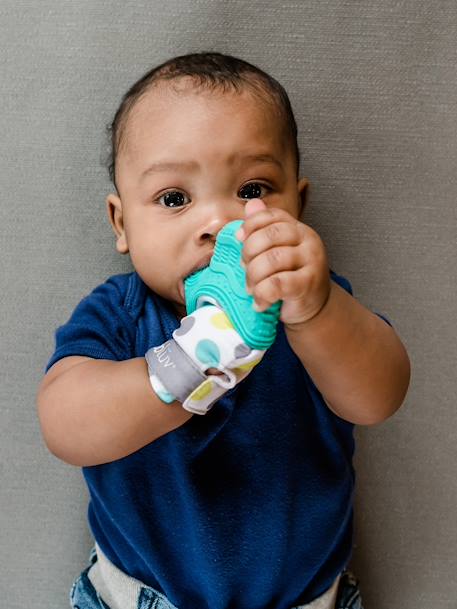 Bijtwant voor baby's GLÜV blauw+groen - vertbaudet enfant 