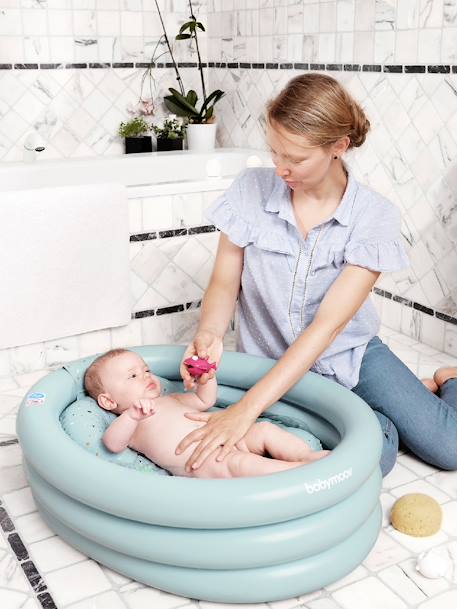 Baignoire gonflable évolutive Aquadots bleu - vertbaudet enfant 