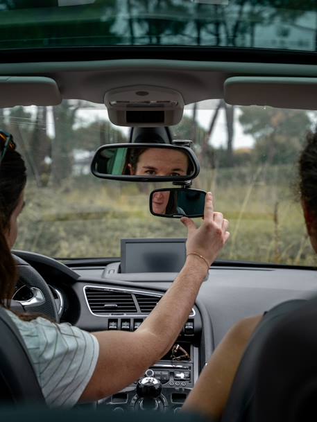 Miroir pour rétroviseur avant EZI Mirror Clip noir - vertbaudet enfant 