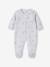 Pyjama bébé mixte en velours lapins gris chiné - vertbaudet enfant 