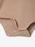 Lot de 5 bodies manches longues bébé emmanchure US cappuccino - vertbaudet enfant 