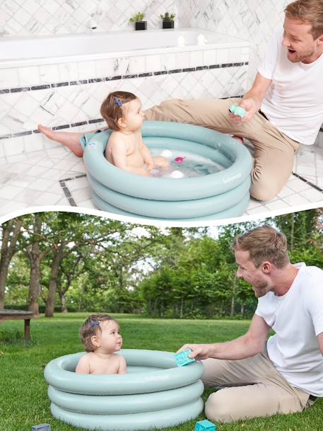 Baignoire gonflable évolutive Aquadots bleu - vertbaudet enfant 