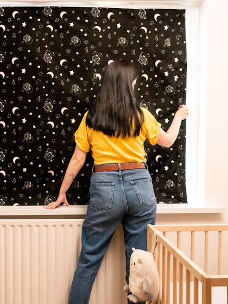 Rideau Occultant Portable Sleeptight avec ventouses noir - vertbaudet enfant 