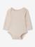 Lot de 5 bodies manches longues bébé emmanchure US cappuccino - vertbaudet enfant 