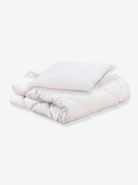 Pack couette + oreiller bébé bio* blanc - vertbaudet enfant 