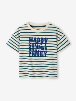 Meisje-T-shirt, souspull-Gemengde kindershirt capsule familie zeeman