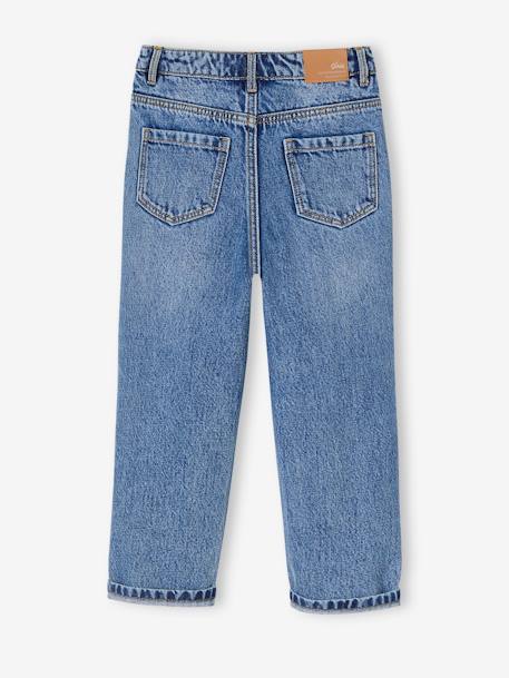 Losse boyfriendjeans voor meisjes. stone - vertbaudet enfant 