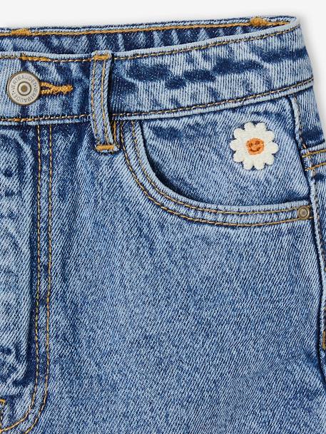 Losse boyfriendjeans voor meisjes. stone - vertbaudet enfant 