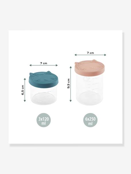 Isy Bowls 6 x 250ml + 3 x 120 ml bleu - vertbaudet enfant 