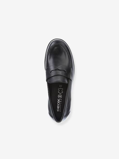 Mocassins en cuir enfant JR Agata noir - vertbaudet enfant 