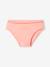 Lot de 5 culottes fantaisie fille en maille côtelée rose nude - vertbaudet enfant 