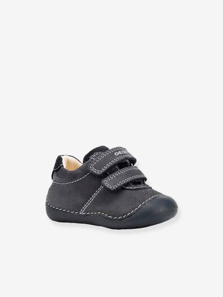 Chaussures souples bébé quatre pattes B Tutim camel+marine - vertbaudet enfant 