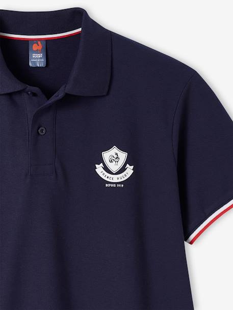 Polo adulte manches courtes France Rugby marine - vertbaudet enfant 