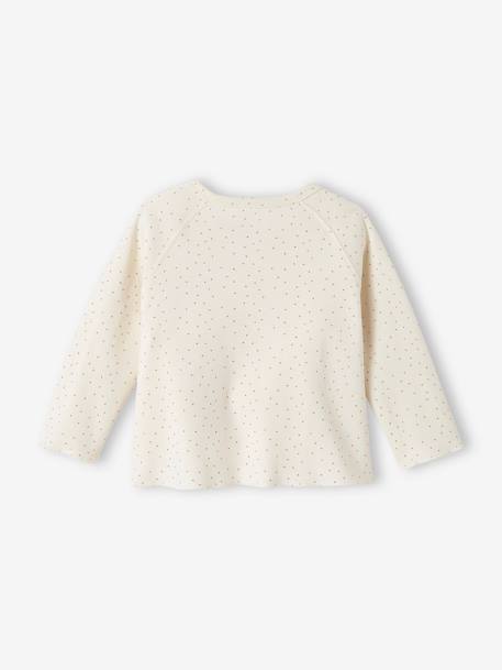 Brassière en interlock bébé naissance bleu grisé+écru - vertbaudet enfant 