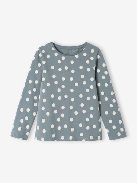 Set van 3 T-shirts voor meisjes met lange mouwen Oeko-Tex® marineblauw - vertbaudet enfant 