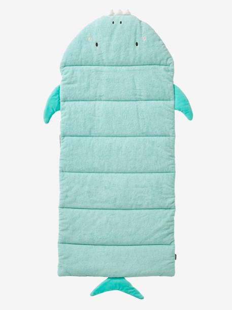Matelas de plage Fish bleu ciel - vertbaudet enfant 