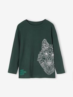 -Tee-shirt motif animal garçon en coton recyclé