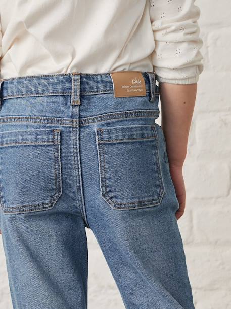 Jean flare 7/8ème fille stone - vertbaudet enfant 