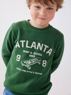 Jongenssweater Basics met grafische motieven  - vertbaudet enfant