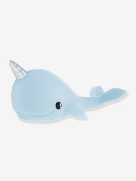 Veilleuse baleine Moby le narval - DHINK KONTIKI bleu - vertbaudet enfant 