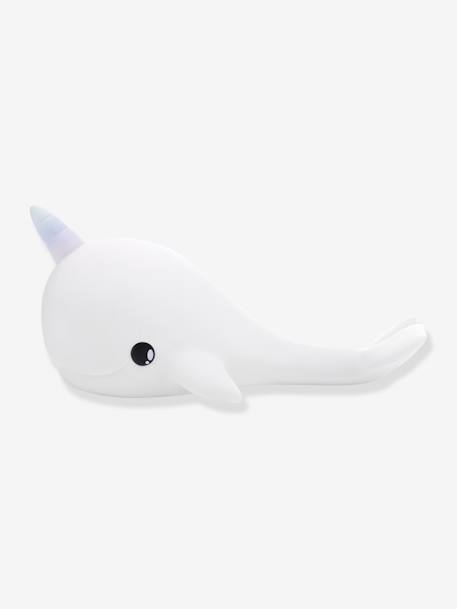 Veilleuse rechargeable Baleine Narval - DHINK KONTIKI blanc - vertbaudet enfant 