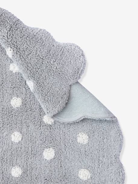 Tapis coton Lavable Mini Biscuit - gris - vertbaudet enfant 