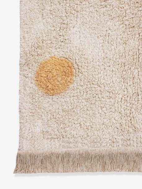 Tapis coton Lavable Motif Pois - jaune - vertbaudet enfant 