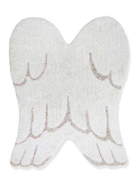 Tapis coton Lavable Mini Ailes D'ange - blanc - vertbaudet enfant 