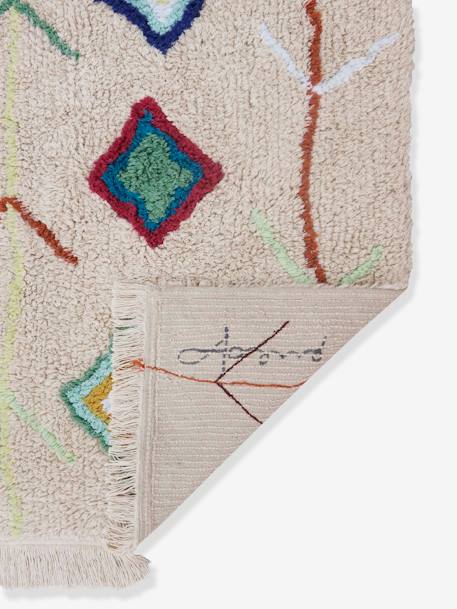 Wasbaar katoenen tapijt mini Berbere - LORENA CANALS meerkleurig - vertbaudet enfant 