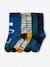 Lot de 5 paires de chaussettes 'monstres' garçon bleu - vertbaudet enfant 