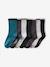 Lot de 7 paires de chaussettes garçon chocolat+gris+gris chiné+vert - vertbaudet enfant 
