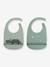 Lot de 2 bavoirs silicone Croco vert - vertbaudet enfant 