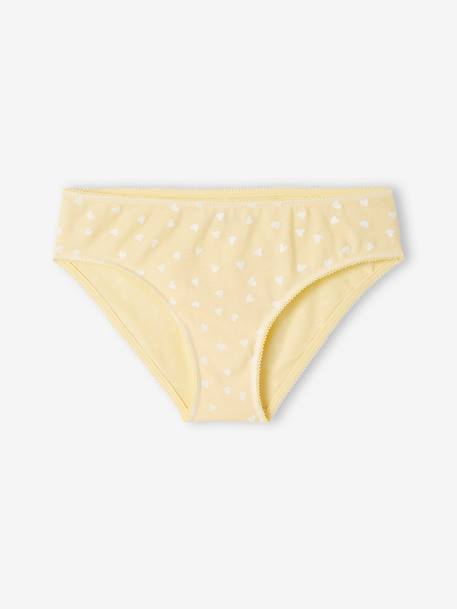 Lot de 7 culottes fille fantaisie BASICS écru - vertbaudet enfant 