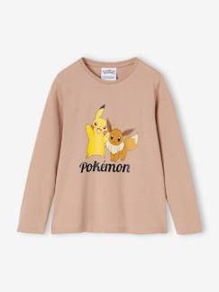 Meisje-T-shirt, souspull-T-shirt-T-shirt Pokemon® met lange mouwen voor meisjes:
