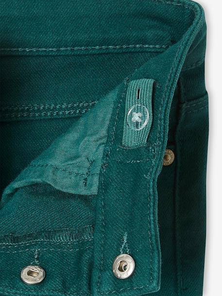 Pantalon Mom MorphologiK Tour de hanches MEDIUM fille rose poudré+vert sapin - vertbaudet enfant 