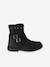 Boots en cuir fille collection maternelle noir - vertbaudet enfant 
