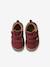 Bottillons scratchés cuir souple bébé premiers pas bordeaux+jaune pâle+marine+or+rose - vertbaudet enfant 