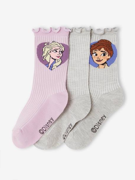Fille-Lot de 3 paires de chaussettes Disney Reine des Neiges