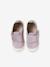 Chaussons scratchés bébé en cuir souple rose+rose pâle - vertbaudet enfant 