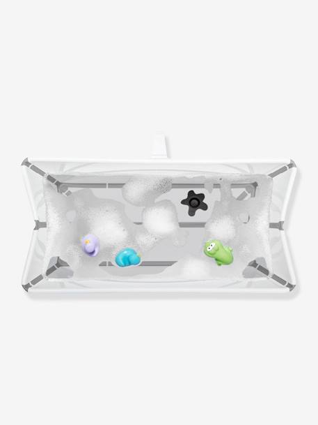 Ensemble baignoire Flexi Bath + transat de bain beige+écru - vertbaudet enfant 