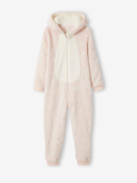 Surpyjama fille ourson phosphorescent rose - vertbaudet enfant 