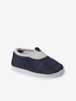Schoenen-Jongen schoenen 23-38-Slofjes-Verstelbare doorgestikte pantoffels van textiel voor kinderen