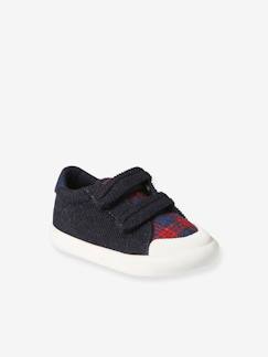 Schoenen-Baby schoenen 17-26-Loopt jongen 19-26-Textielen sneakers met klittenband voor baby