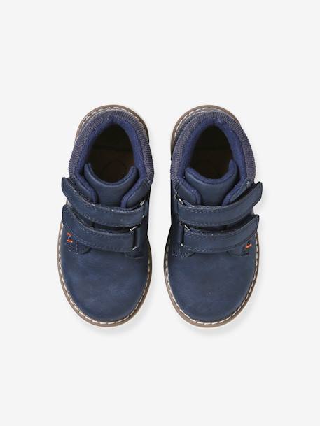 Sneakers met klittenband kleutercollectie blauw - vertbaudet enfant 